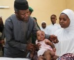 Uncontrollable Tears As Vice President Receives 21 Realised Chibok Girls
