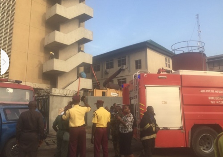BREAKING:  WAEC Office in Lagos on Fire